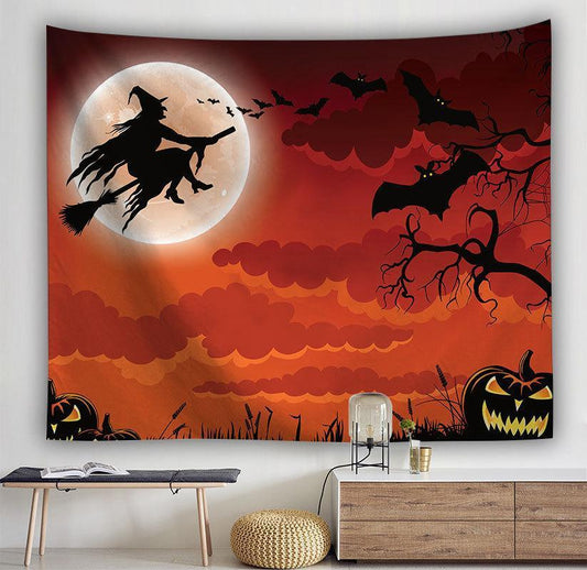 SpookStar Witch Tapestry